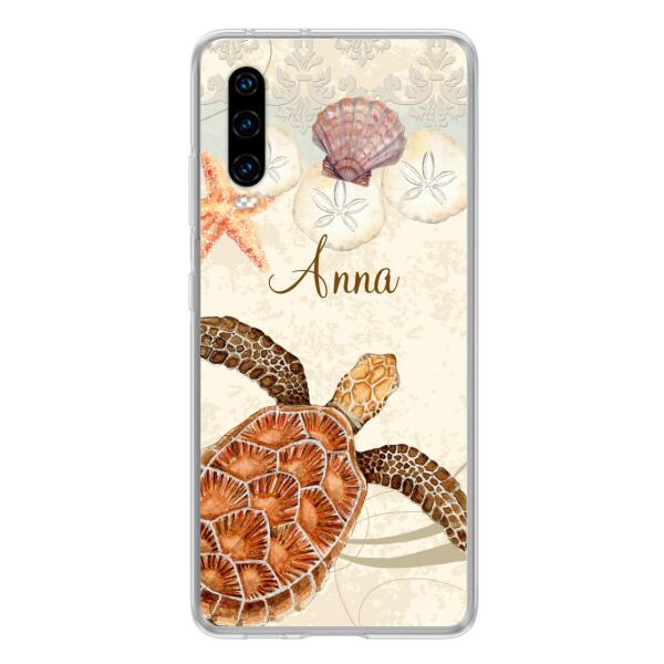 Custom Personalized Sea Turtle Phone Case - Best Gift For Turtle Lover's - Case For Huawei and Oppo - DTJ0EN