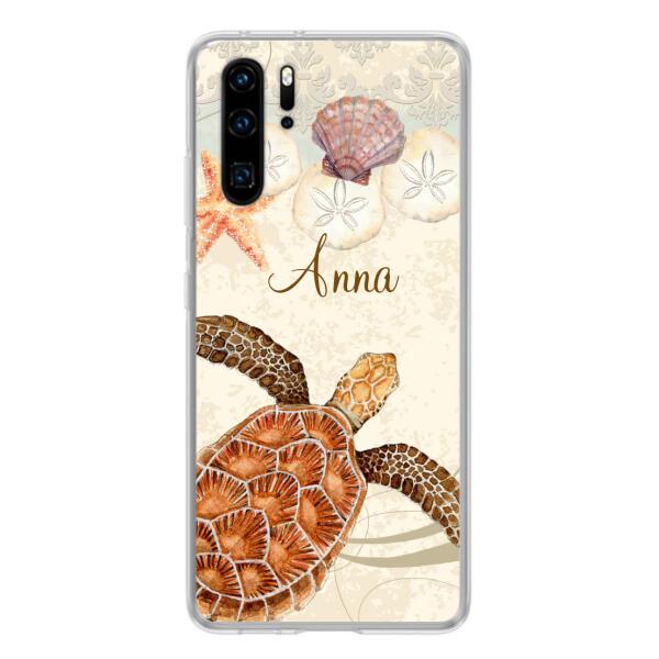 Custom Personalized Sea Turtle Phone Case - Best Gift For Turtle Lover's - Case For Huawei and Oppo - DTJ0EN