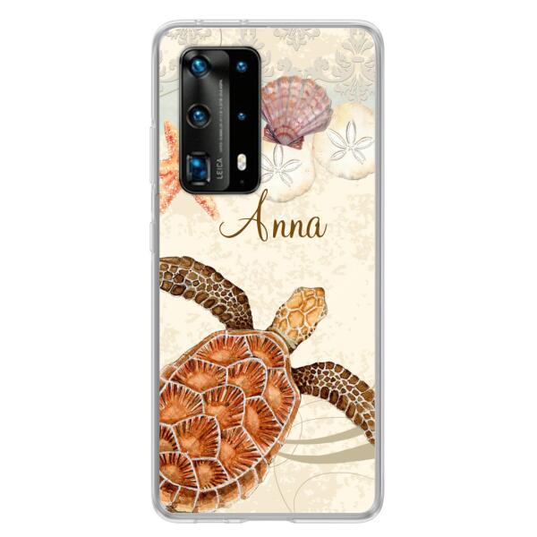 Custom Personalized Sea Turtle Phone Case - Best Gift For Turtle Lover's - Case For Huawei and Oppo - DTJ0EN