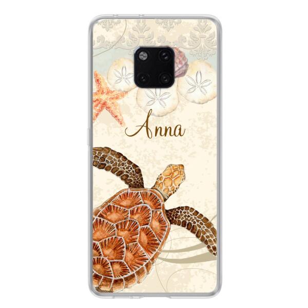 Custom Personalized Sea Turtle Phone Case - Best Gift For Turtle Lover's - Case For Huawei and Oppo - DTJ0EN