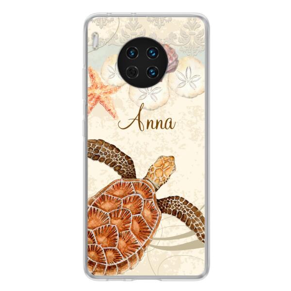 Custom Personalized Sea Turtle Phone Case - Best Gift For Turtle Lover's - Case For Huawei and Oppo - DTJ0EN