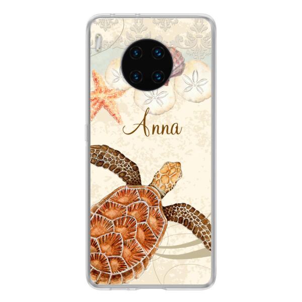 Custom Personalized Sea Turtle Phone Case - Best Gift For Turtle Lover's - Case For Huawei and Oppo - DTJ0EN