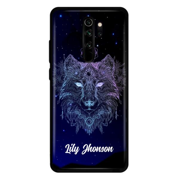 Custom Personalized Wolf Mandala Phone Case - Best Gift For Wolf Lover's - Case For iPhone, Samsung and Xiaomi - TOMO90