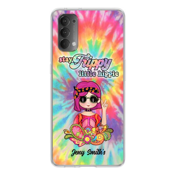 Personalized Hippie Phone Case - Stay Trippy Little Hippie - Case For Xiaomi, Huawei and Oppo