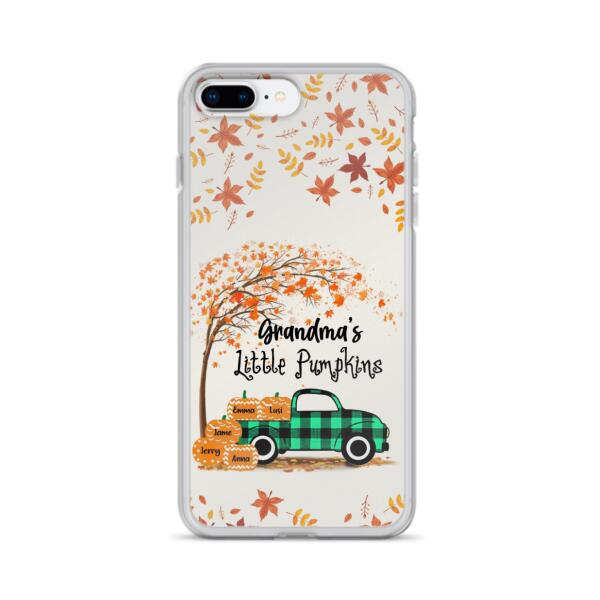 Custom Personalized Autumn Grandma's Pumpkins Phone Case - Gift For Grandma - Grandma's Little Pumpkins - Case For iPhone And Samsung