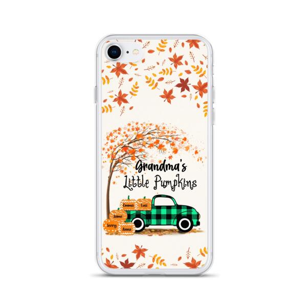 Custom Personalized Autumn Grandma's Pumpkins Phone Case - Gift For Grandma - Grandma's Little Pumpkins - Case For iPhone And Samsung