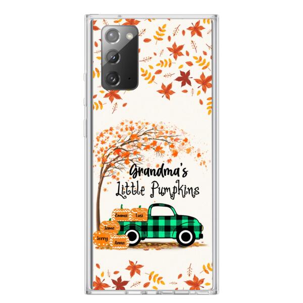 Custom Personalized Autumn Grandma's Pumpkins Phone Case - Gift For Grandma - Grandma's Little Pumpkins - Case For iPhone And Samsung