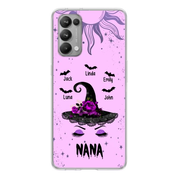 Personalized Mother Witch Phone Case - Upto 5 Kid's Name - Best Gift For Mother - 
 Grandma,Gigi,Nana,Mama,Gigi