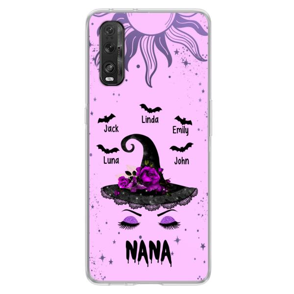 Personalized Mother Witch Phone Case - Upto 5 Kid's Name - Best Gift For Mother - 
 Grandma,Gigi,Nana,Mama,Gigi