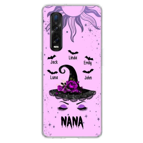 Personalized Mother Witch Phone Case - Upto 5 Kid's Name - Best Gift For Mother - 
 Grandma,Gigi,Nana,Mama,Gigi