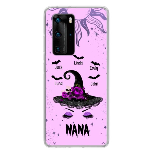 Personalized Mother Witch Phone Case - Upto 5 Kid's Name - Best Gift For Mother - 
 Grandma,Gigi,Nana,Mama,Gigi