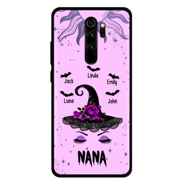 Personalized Mother Witch Phone Case - Upto 5 Kid's Name - Best Gift For Mother - 
 Grandma,Gigi,Nana,Mama,Gigi