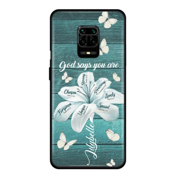 Custom Personalized Phone Case - Gods Says You Are - Case For Xiaomi Huawei Oppo - BR9N4C