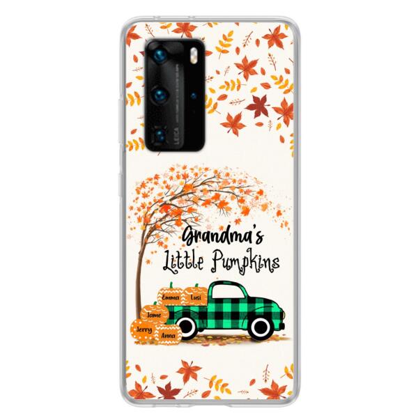 Custom Personalized Autumn Grandma's Pumpkins Phone Case - Gift For Grandma - Grandma's Little Pumpkins - Case For Xiaomi, Oppo And Huawei