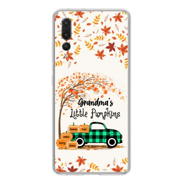 Custom Personalized Autumn Grandma's Pumpkins Phone Case - Gift For Grandma - Grandma's Little Pumpkins - Case For Xiaomi, Oppo And Huawei