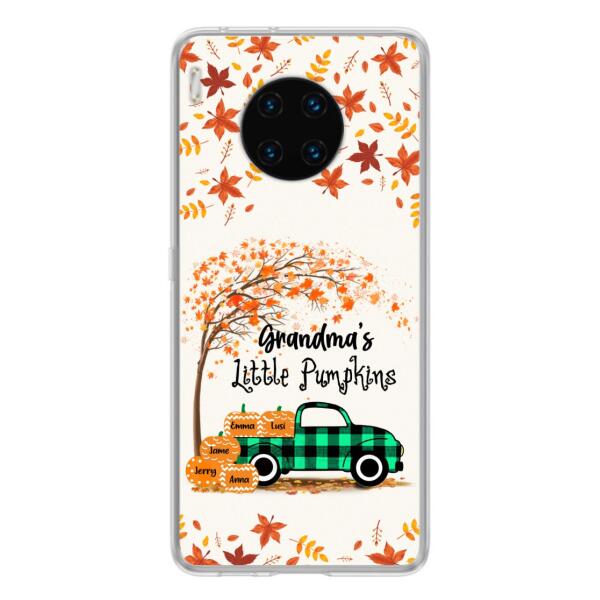 Custom Personalized Autumn Grandma's Pumpkins Phone Case - Gift For Grandma - Grandma's Little Pumpkins - Case For Xiaomi, Oppo And Huawei