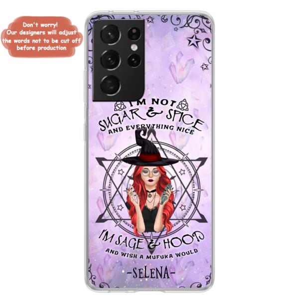 Custom Personalized Witch Phone Case - Best Halloween Gift - Case For iPhone And Samsung - 
 DFESX1