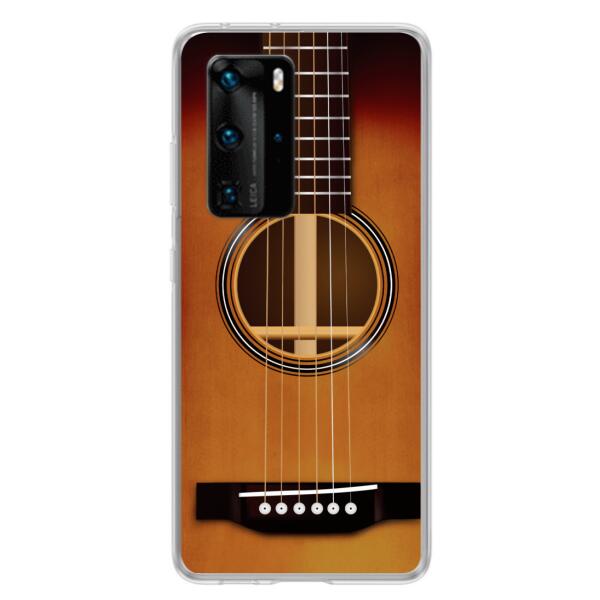 Custom Personalized Acoustic/Electric Guitar Phone Case - Best Gift For Guitarist - Case For Xiaomi, Oppo and Huawei