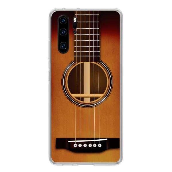 Custom Personalized Acoustic/Electric Guitar Phone Case - Best Gift For Guitarist - Case For Xiaomi, Oppo and Huawei