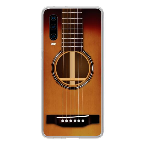 Custom Personalized Acoustic/Electric Guitar Phone Case - Best Gift For Guitarist - Case For Xiaomi, Oppo and Huawei