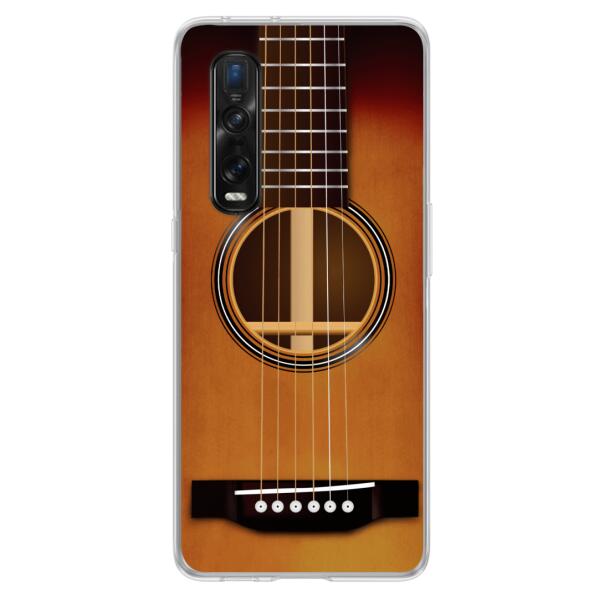 Custom Personalized Acoustic/Electric Guitar Phone Case - Best Gift For Guitarist - Case For Xiaomi, Oppo and Huawei