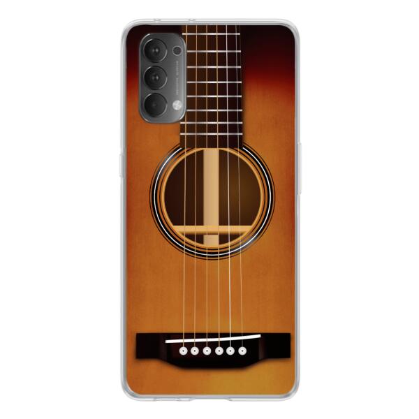 Custom Personalized Acoustic/Electric Guitar Phone Case - Best Gift For Guitarist - Case For Xiaomi, Oppo and Huawei