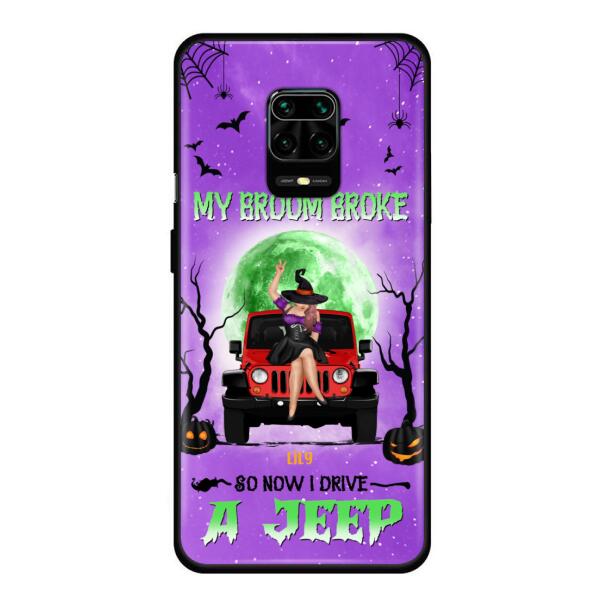 Custom Personalized Off - Road Witch Phone Case - Halloween Gift For Girl - My Broom Broke - Case For Xiaomi, Oppo & Huawei