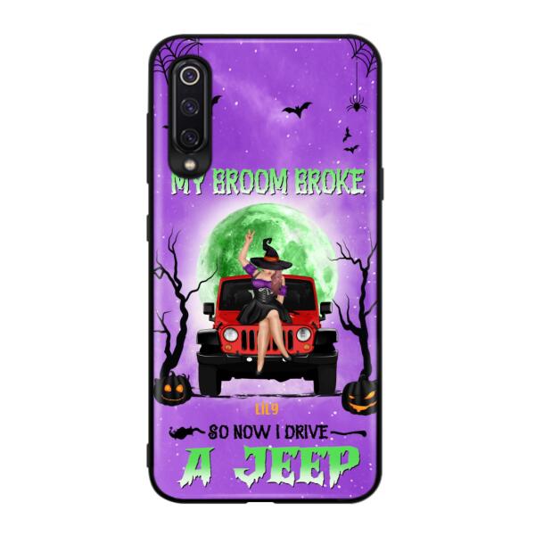 Custom Personalized Off - Road Witch Phone Case - Halloween Gift For Girl - My Broom Broke - Case For Xiaomi, Oppo & Huawei