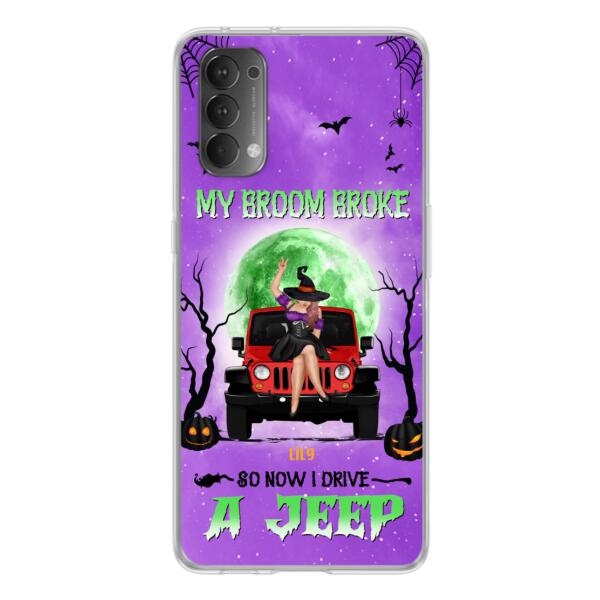 Custom Personalized Off - Road Witch Phone Case - Halloween Gift For Girl - My Broom Broke - Case For Xiaomi, Oppo & Huawei