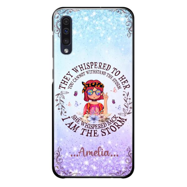 Custom Personalized Hippie Girl Phone Case - Best Gift For Hippie Girl - I Am The Storm - Case For iPhone And Samsung