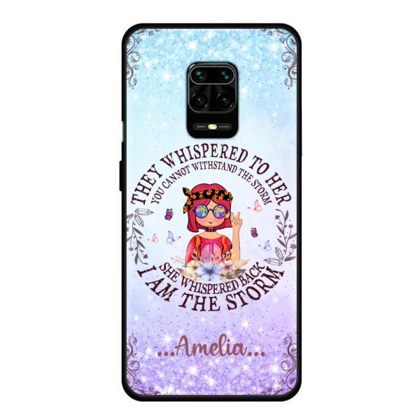 Custom Personalized Hippie Girl Phone Case - Best Gift For Hippie Girl - I Am The Storm - Case For Xiaomi, Oppo And Huawei