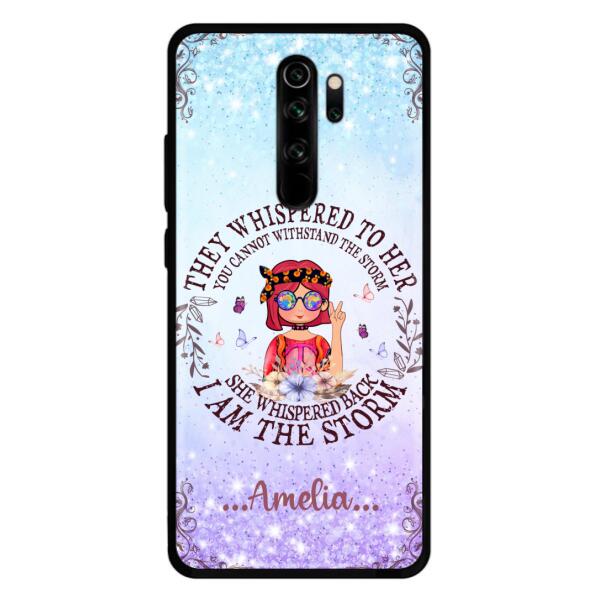 Custom Personalized Hippie Girl Phone Case - Best Gift For Hippie Girl - I Am The Storm - Case For Xiaomi, Oppo And Huawei