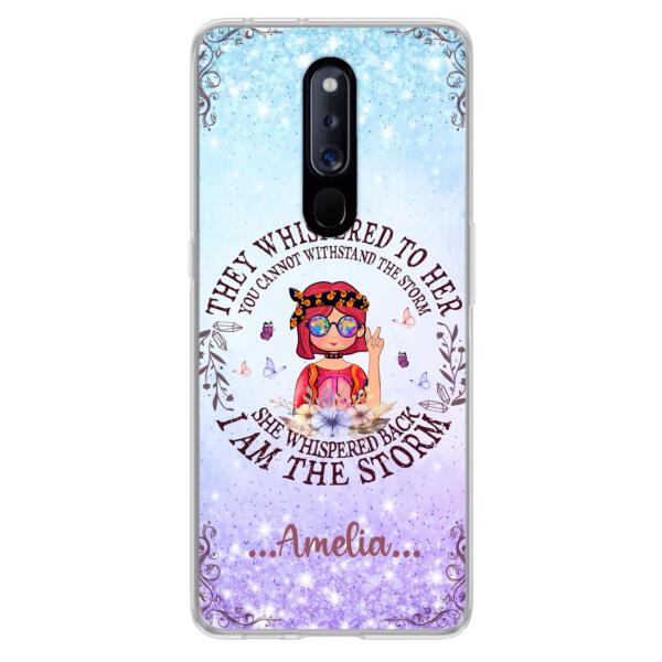 Custom Personalized Hippie Girl Phone Case - Best Gift For Hippie Girl - I Am The Storm - Case For Xiaomi, Oppo And Huawei