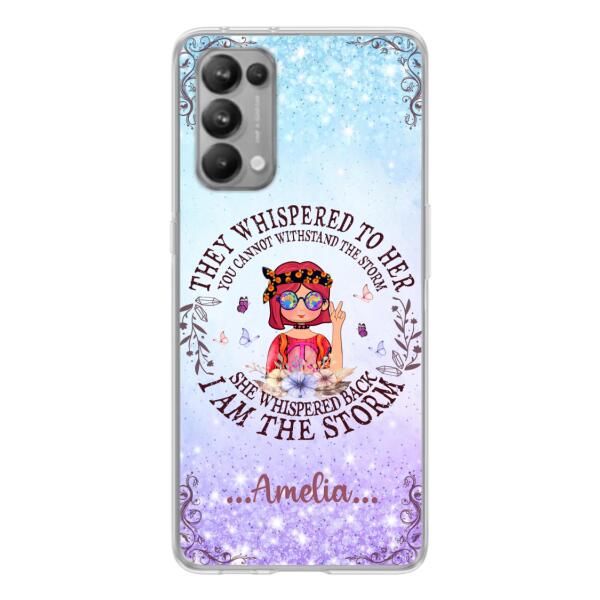 Custom Personalized Hippie Girl Phone Case - Best Gift For Hippie Girl - I Am The Storm - Case For Xiaomi, Oppo And Huawei