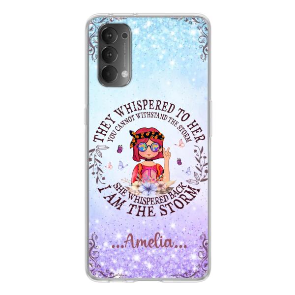 Custom Personalized Hippie Girl Phone Case - Best Gift For Hippie Girl - I Am The Storm - Case For Xiaomi, Oppo And Huawei