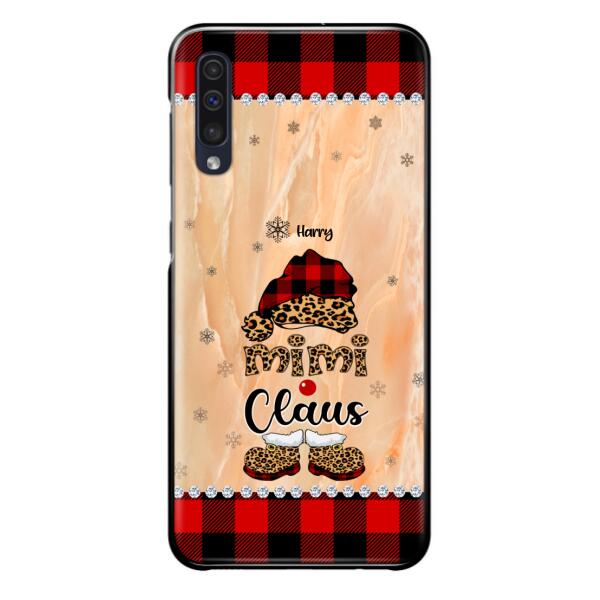 Custom Personalized Mimi Claus Phone Case - Upto 9 Names - Gift For Grandma - Case For iPhone And Samsung