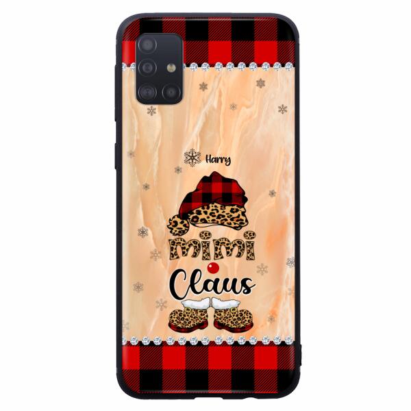 Custom Personalized Mimi Claus Phone Case - Upto 9 Names - Gift For Grandma - Case For iPhone And Samsung