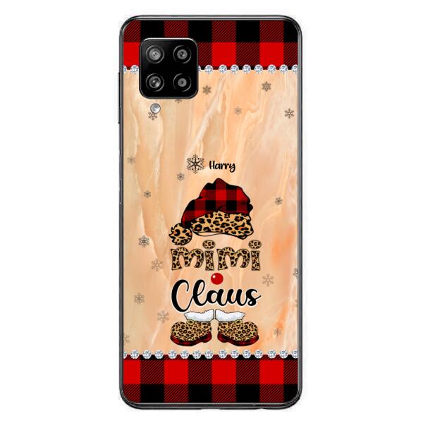 Custom Personalized Mimi Claus Phone Case - Upto 9 Names - Gift For Grandma - Case For iPhone And Samsung