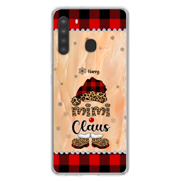 Custom Personalized Mimi Claus Phone Case - Upto 9 Names - Gift For Grandma - Case For iPhone And Samsung