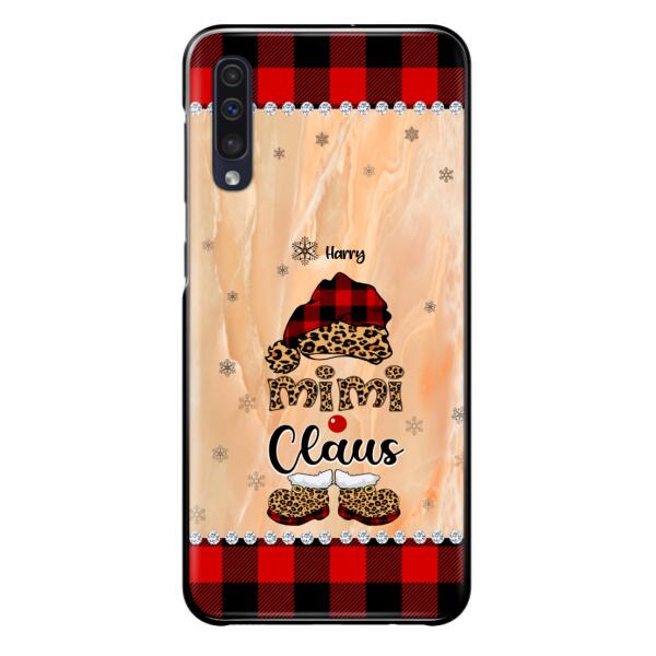 Custom Personalized Mimi Claus Phone Case - Upto 9 Names - Gift For Grandma - Case For iPhone And Samsung