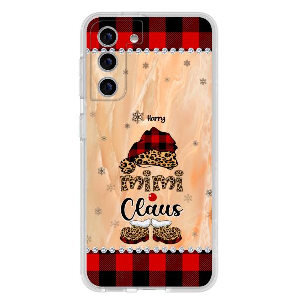 Custom Personalized Mimi Claus Phone Case - Upto 9 Names - Gift For Grandma - Case For iPhone And Samsung