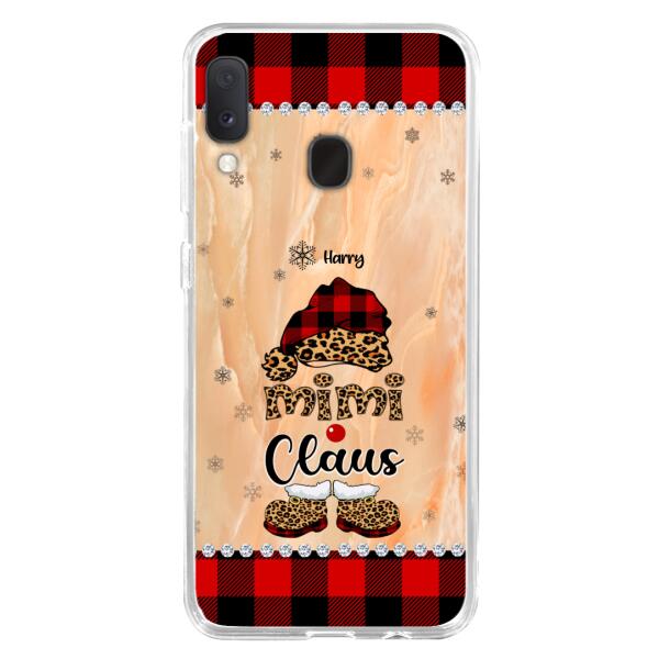 Custom Personalized Mimi Claus Phone Case - Upto 9 Names - Gift For Grandma - Case For iPhone And Samsung