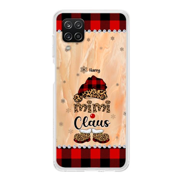 Custom Personalized Mimi Claus Phone Case - Upto 9 Names - Gift For Grandma - Case For iPhone And Samsung