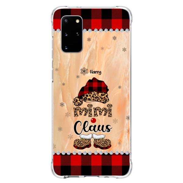 Custom Personalized Mimi Claus Phone Case - Upto 9 Names - Gift For Grandma - Case For iPhone And Samsung