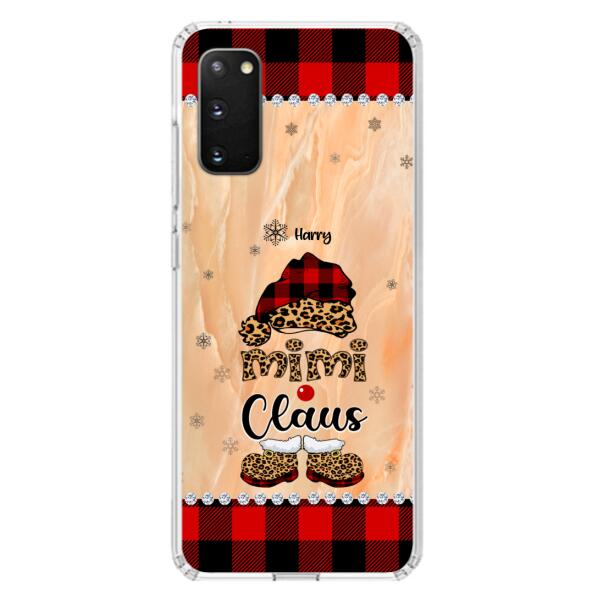 Custom Personalized Mimi Claus Phone Case - Upto 9 Names - Gift For Grandma - Case For iPhone And Samsung