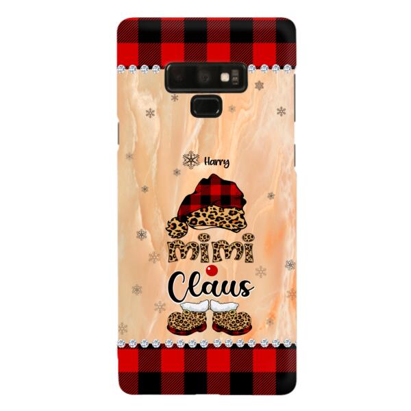 Custom Personalized Mimi Claus Phone Case - Upto 9 Names - Gift For Grandma - Case For iPhone And Samsung