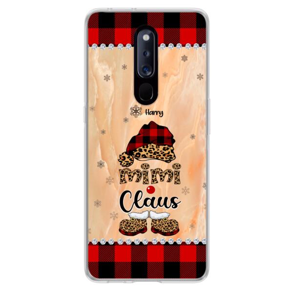 Custom Personalized Mimi Claus Phone Case - Upto 9 Names - Gift For Grandma - Case For Xiaomi, Oppo And Huawei