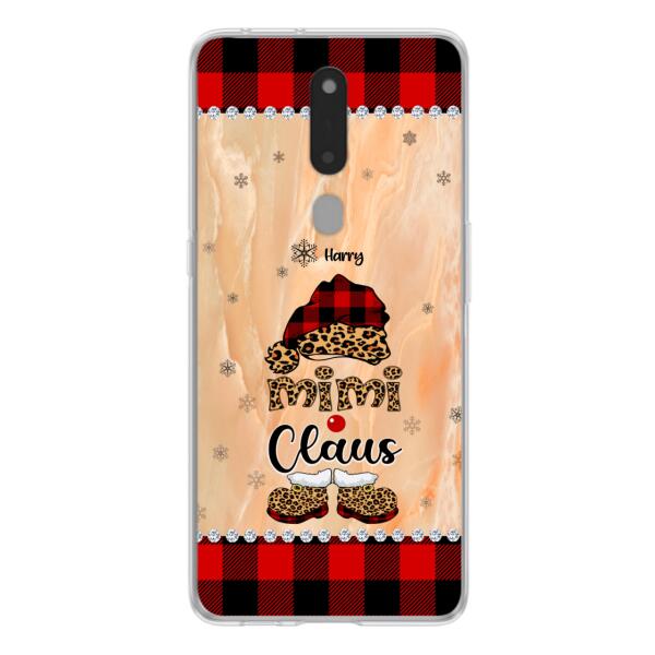 Custom Personalized Mimi Claus Phone Case - Upto 9 Names - Gift For Grandma - Case For Xiaomi, Oppo And Huawei