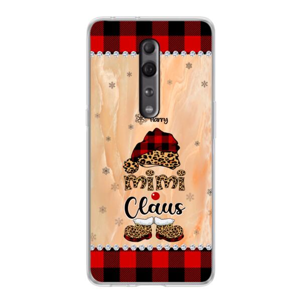 Custom Personalized Mimi Claus Phone Case - Upto 9 Names - Gift For Grandma - Case For Xiaomi, Oppo And Huawei