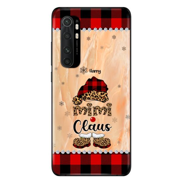 Custom Personalized Mimi Claus Phone Case - Upto 9 Names - Gift For Grandma - Case For Xiaomi, Oppo And Huawei